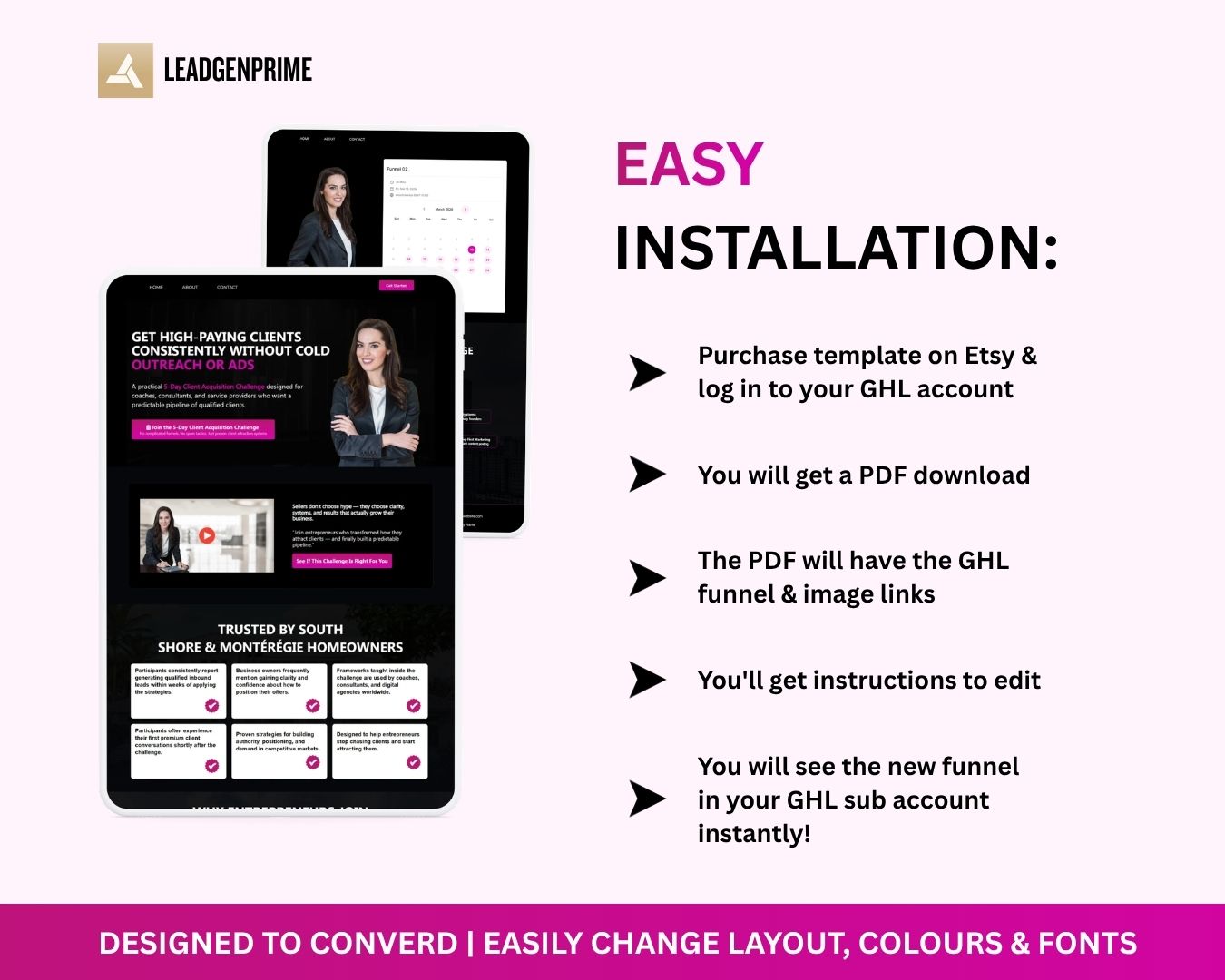 5-Day Challenge Funnel Template - Purple Themed – Image 8