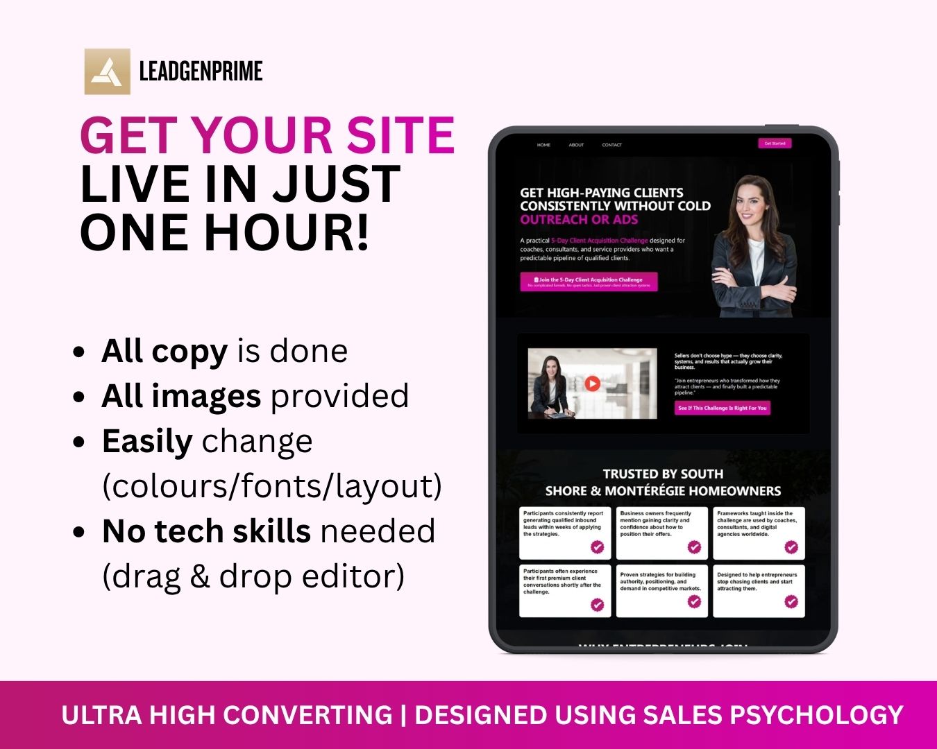 5-Day Challenge Funnel Template - Purple Themed – Image 3