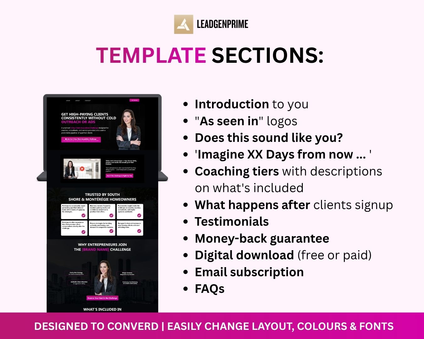 5-Day Challenge Funnel Template - Purple Themed – Image 7