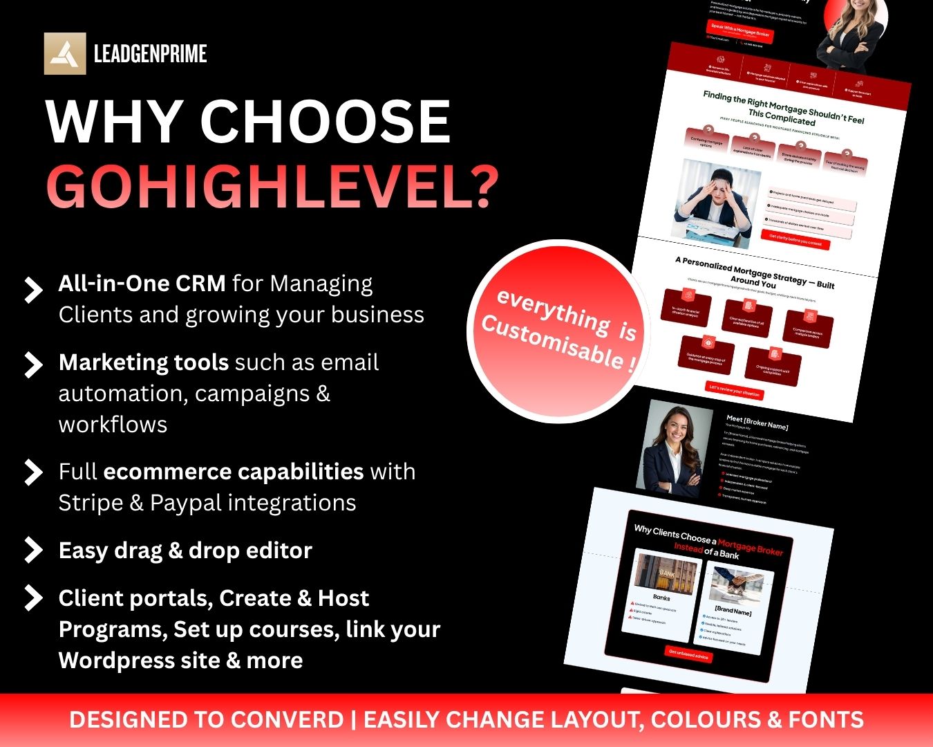 Mortgage Lead Generation Funnel Template - Red Themed – Image 9