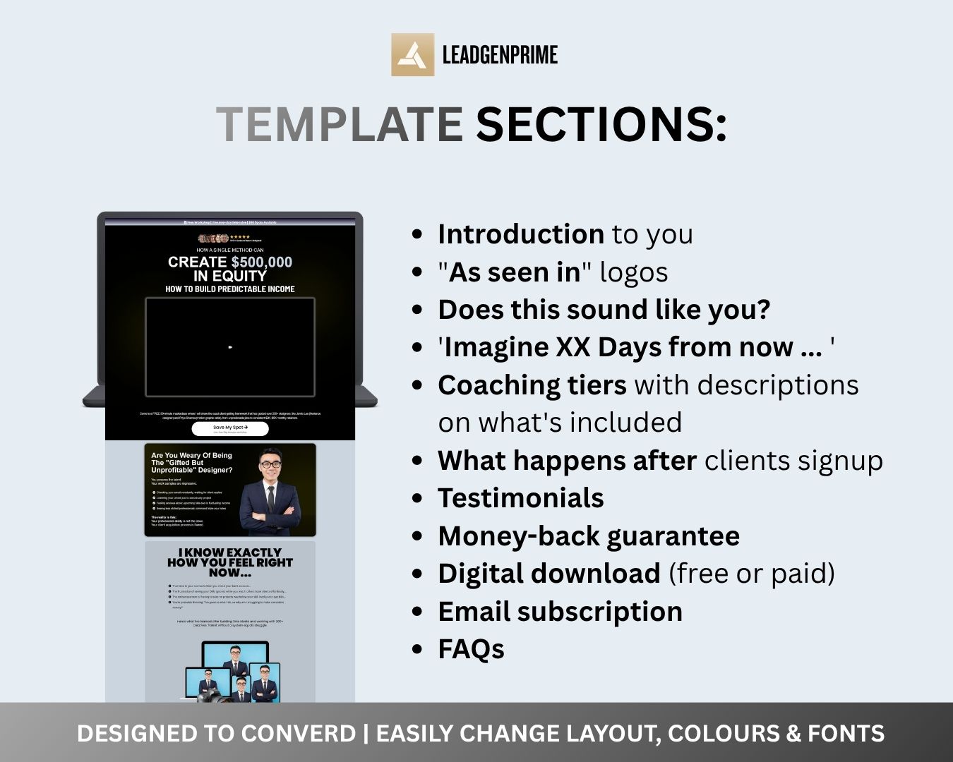 Workshop Registration Funnel Template - Gray Themed – Image 7