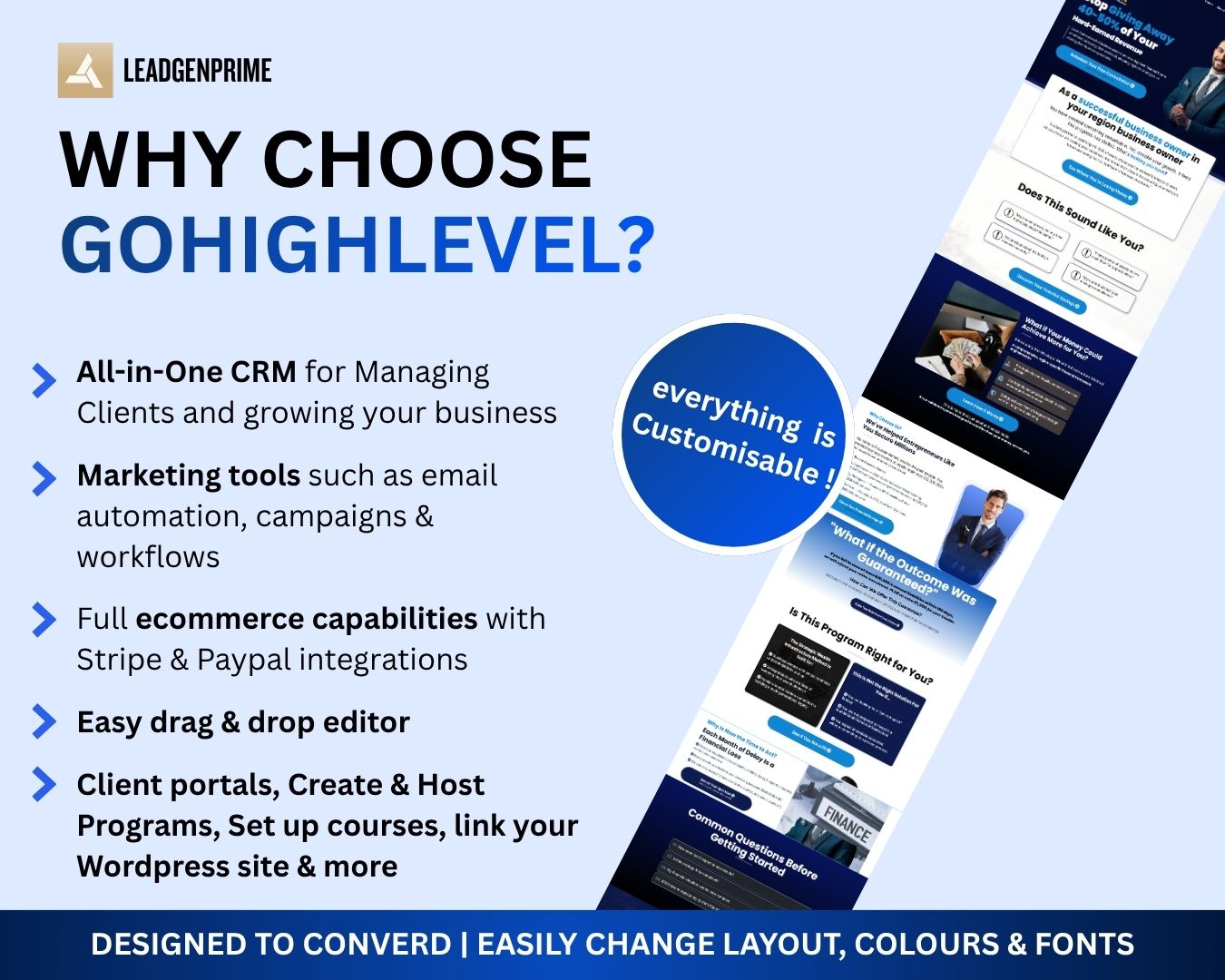 Financial Service Funnel Template - Blue Themed – Image 9