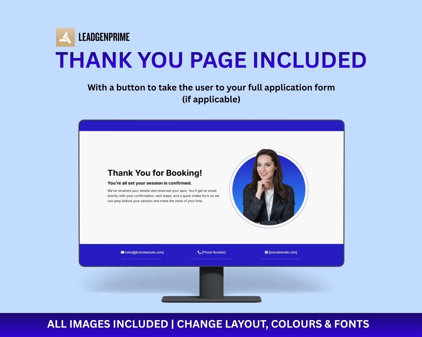 Tax Service Client Acquisition Funnel Template - Blue Themed – Image 6