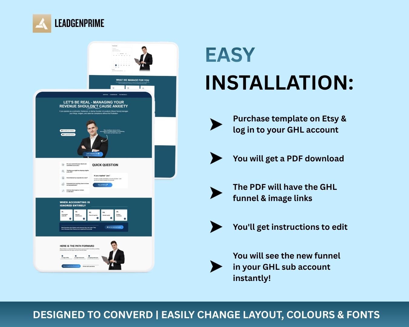 Tax Service Client Acquisition Funnel Template - Tael Themed – Image 8