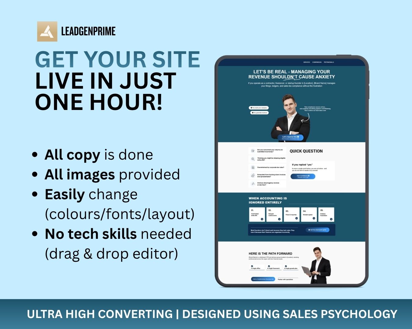 Tax Service Client Acquisition Funnel Template - Tael Themed – Image 3