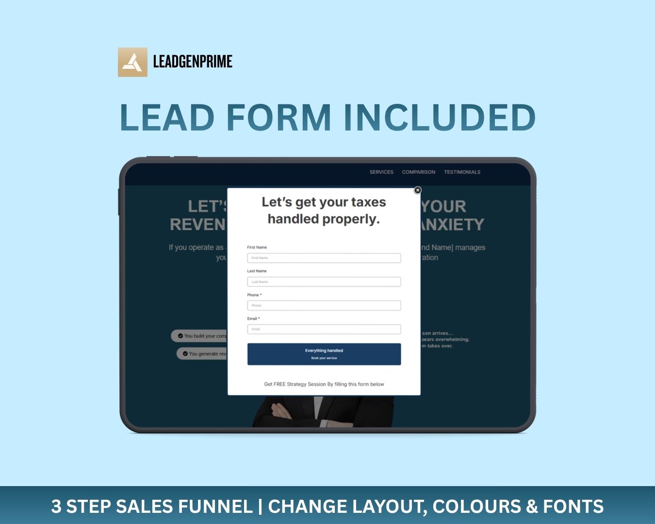 Tax Service Client Acquisition Funnel Template - Tael Themed – Image 4