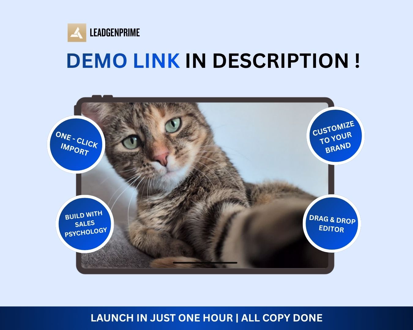 Landscaping Lead Generation Funnel Template - Blue Themed – Image 10