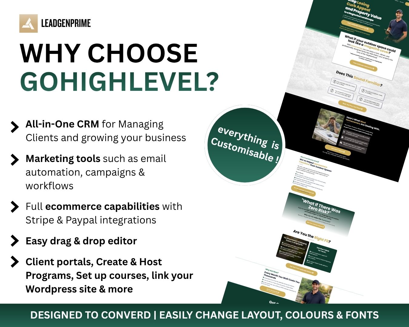 Landscaping Lead Generation Funnel Template - Green Themed – Image 6