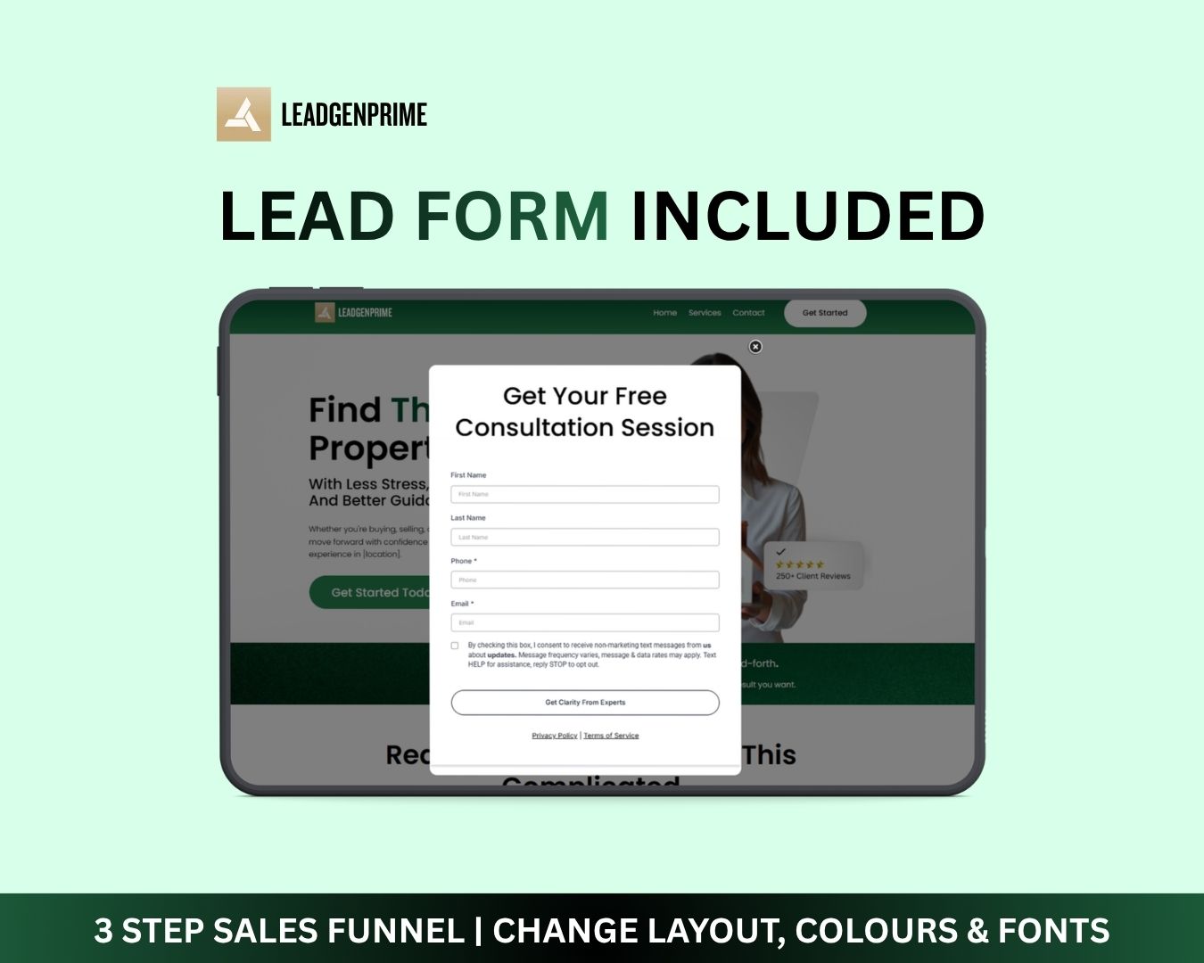 Real Estate Seller Lead Funnel Template - Green Themed – Image 4