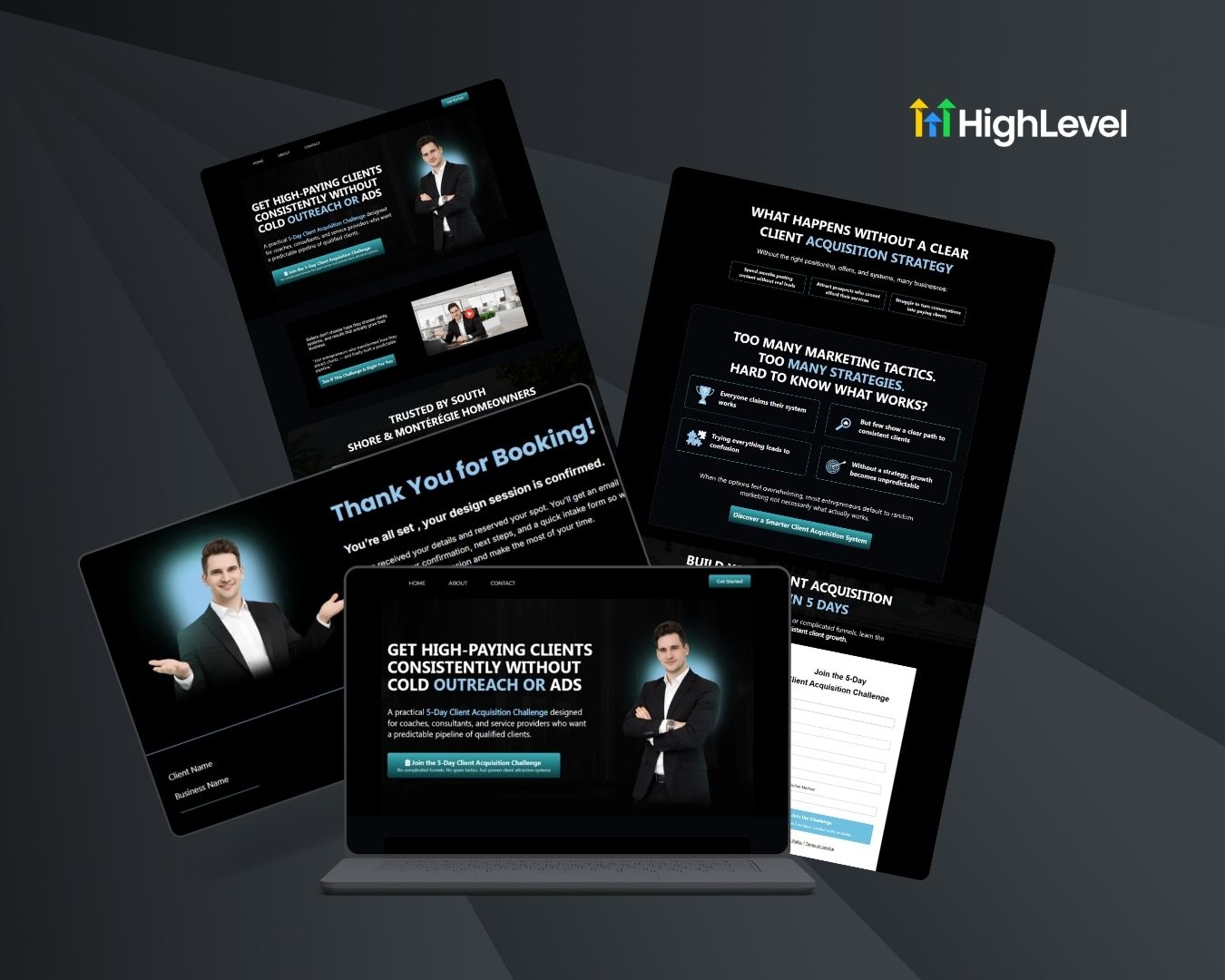 5-Day Challenge Funnel Bundle - Black Themed – Image 3