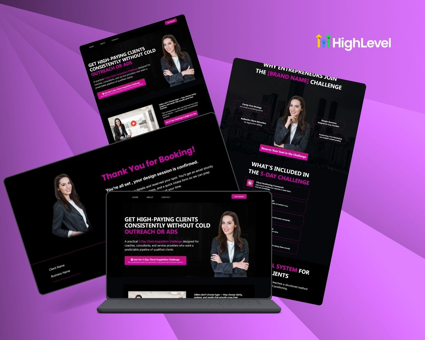5-Day Challenge Funnel Bundle - Purple Themed – Image 3