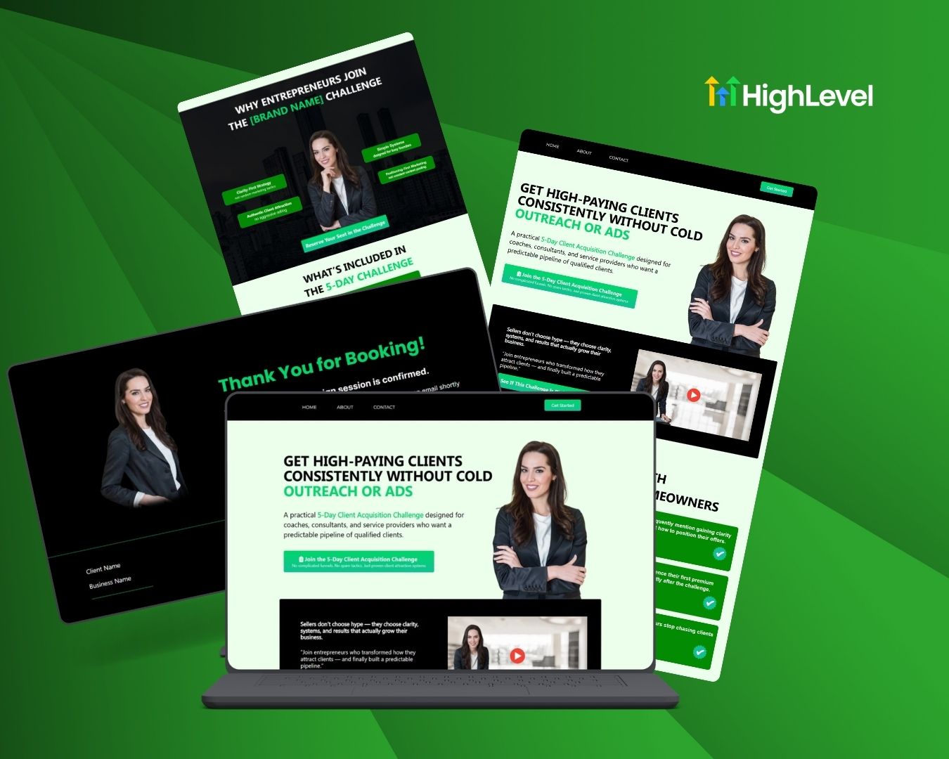 5-Day Challenge Funnel Bundle - Green Themed – Image 3