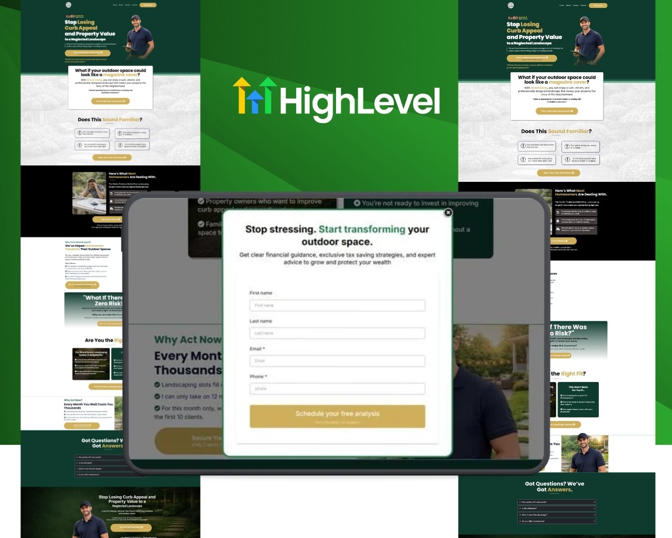 Real Estate Seller Lead Funnel Bundle - Green Themed – Image 1