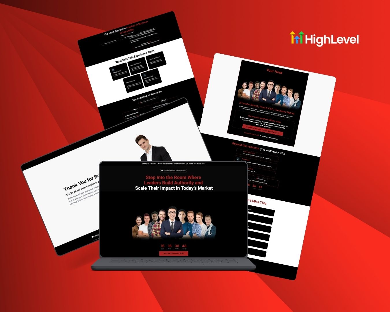 Tax Service Client Acquisition Funnel Bundle - Red Themed – Image 3