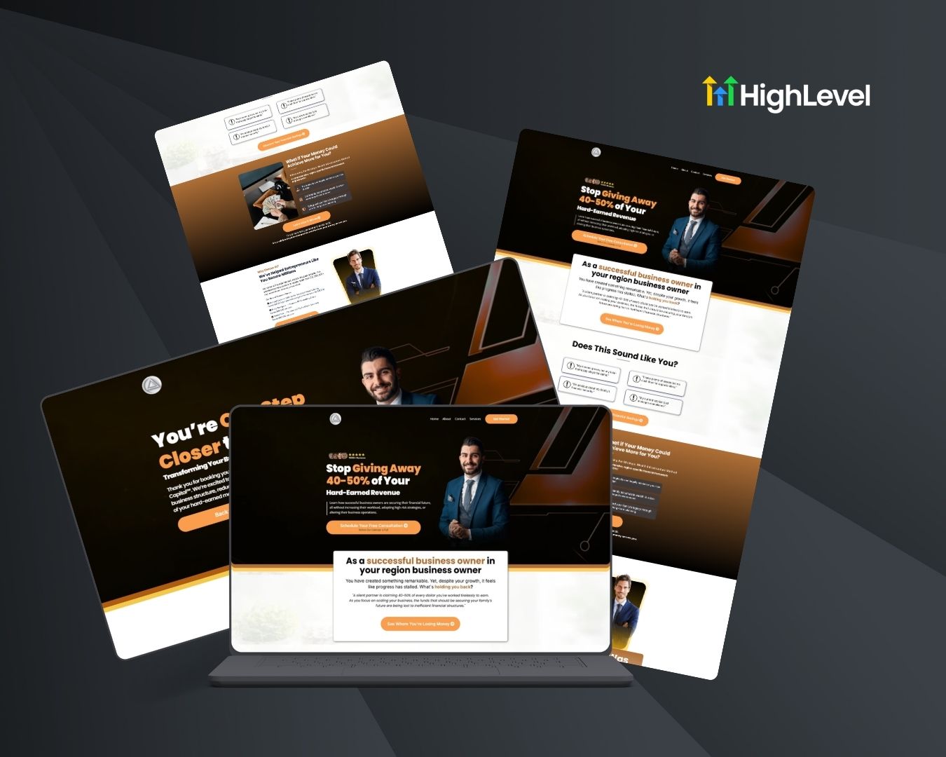 Financial Service Funnel Bundle - Orange Themed – Image 3