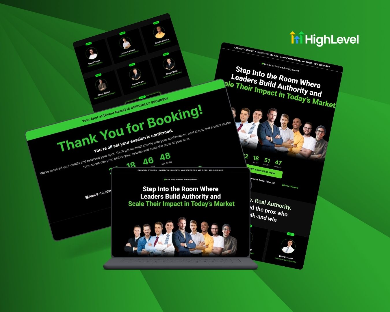 Event Registration Funnel Bundle - Green Themed – Image 3