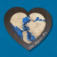 Custom 3D Layered Maps & Multi-Layer Artwork – Cities, Lakes, Homes & Meaningful Places – Image 2