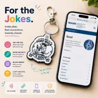 Custom NFC Acrylic Keychains – Personalized Tap-to-Share Keychains – Image 5