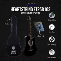 HEARTSTRING / SIZE 38" / FT25B103 / WITH 4EQ PICK-UP – BLACK