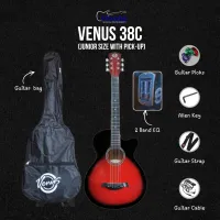 VENUS / SIZE 38' / 38C / WITH PICK-UP – RED BURST