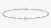 Haley Solitaire Lab Diamond Bracelet s925 – Image 1