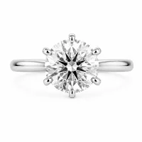 Chelsea 5ct Round Solitaire Engagement Ring – Image 1