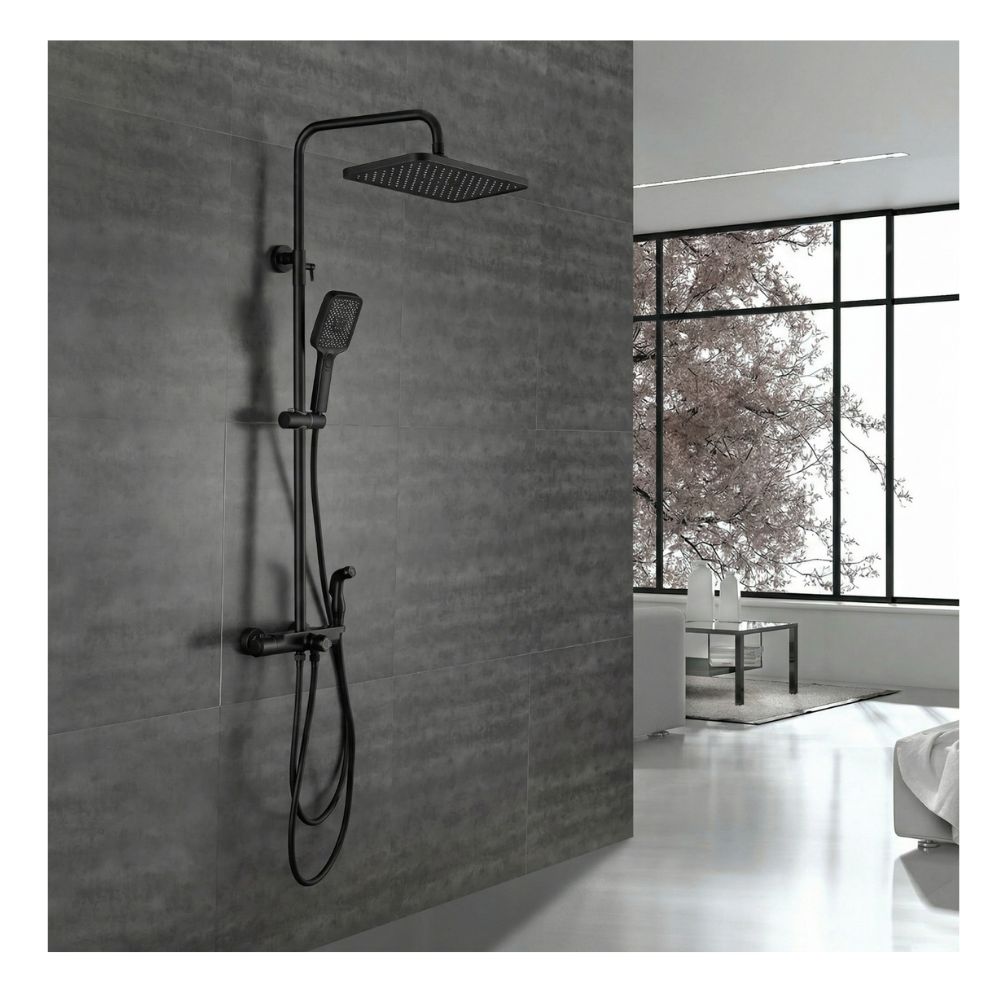 DUCHA MULTIFUNCIONAL SHOWER KIT MOD 9407 BLACK COLOR – Image 1