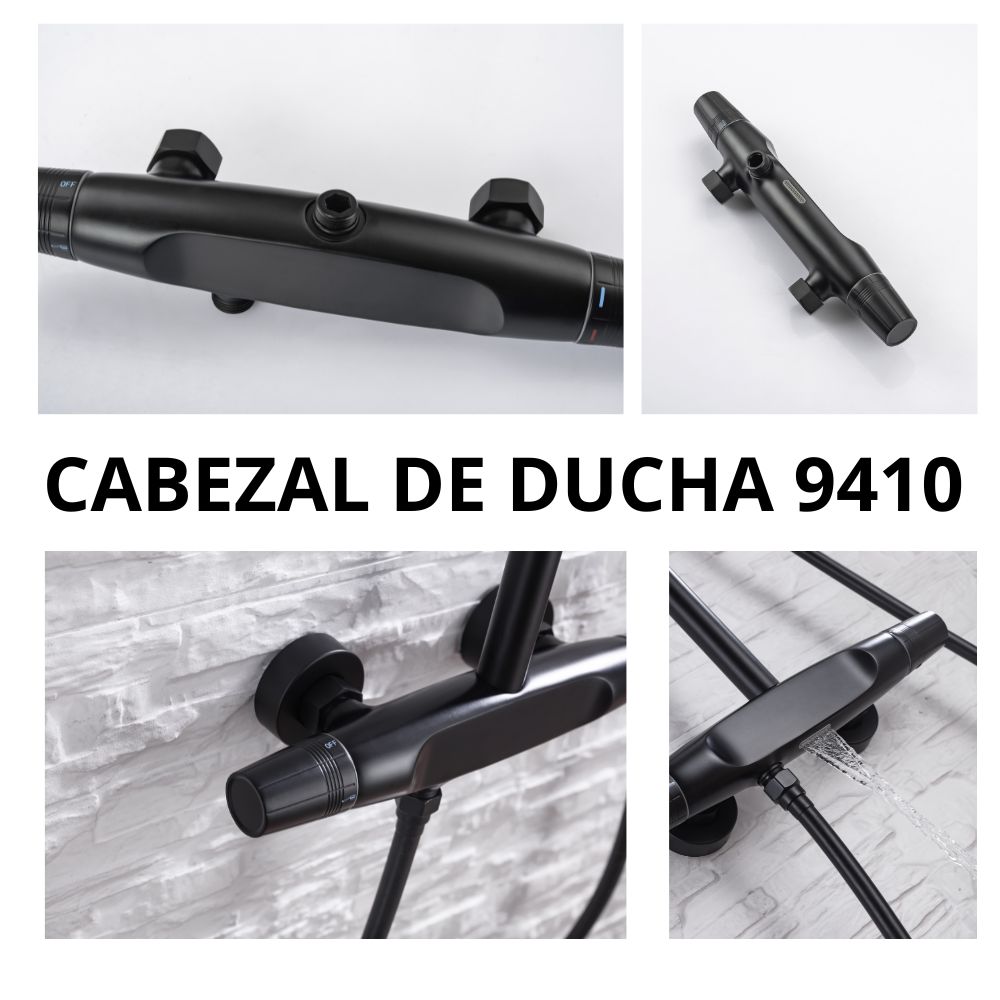 DUCHA MULTIFUNCIONAL SHOWER KIT MOD 9410 BLACK COLOR – Image 2