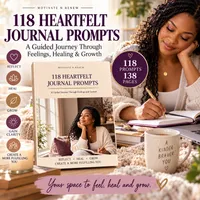 118 Heartfelt Journal Prompts: A Guided Journey Through Your Feelings, Healing & Growth – Image 1