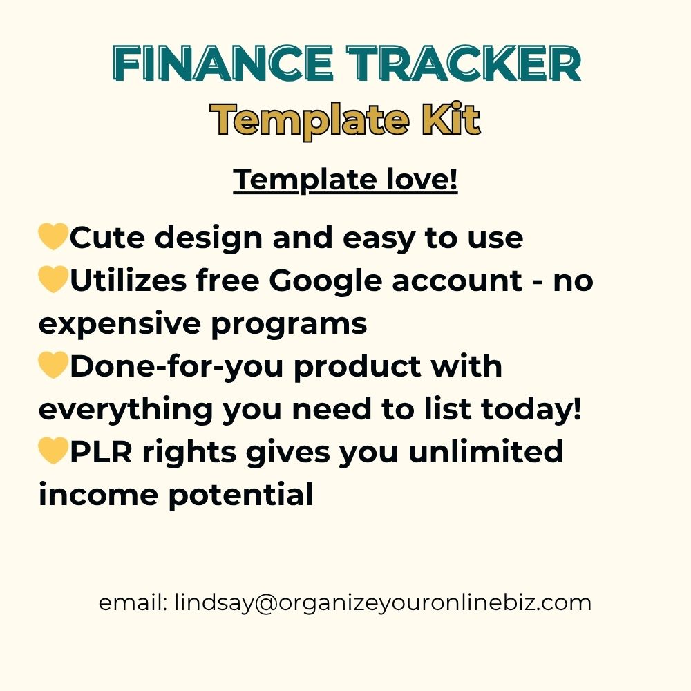 Finance Tracker Template Kit – Image 6
