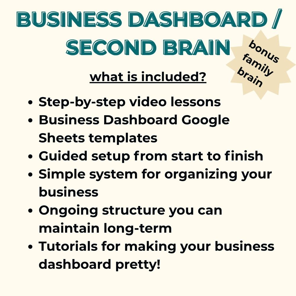 Business Dashboard / Second Brain – Image 2