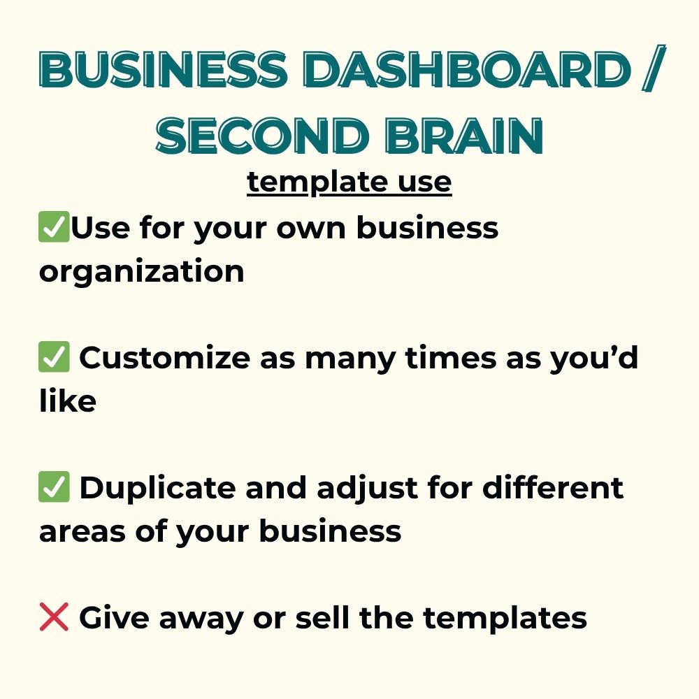Business Dashboard / Second Brain – Image 6
