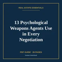 13 Psychological Weapons Agents Use in Every Negotiation – Image 1