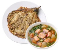TORTANG TALONG – SALMON BELLY, MIKI BIHON