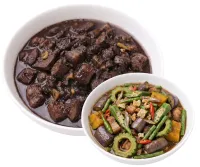 DINUGUAN – PAKBET, PLAIN RICE