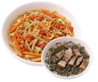 GINISANG LABANOS  – LAING, PLAIN RICE