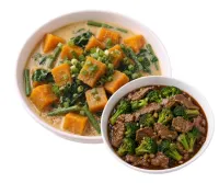 GINATAANG KALABASA  – BEEF WITH BROCOLLI , MIKI BIHON