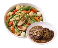 CHOPSUEY (PRE-ORDER) – BURGER STEAK, PLAIN RICE