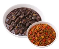 DINUGUAN  – PICADILLO, PLAIN RICE