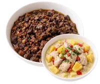 BOPIS  – PININYAHANG MANOK , PLAIN RICE