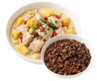 PININYAHANG MANOK  – BOPIS, PLAIN RICE