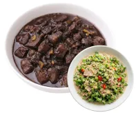 DINUGUAN  – GISING GISING , PLAIN RICE
