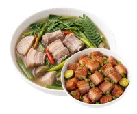 SINIGANG NA BABOY  – CRISPY PORK, MIKI BIHON