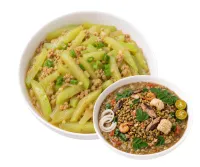 GINISANG SAYOTE – MONGGO, PLAIN RICE