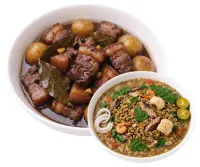 PORK ADOBO  – MONGGO, MIKI BIHON