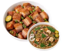 CRISPY PORK  – MONGGO, PLAIN RICE