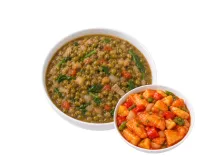 MONGGO – SWEET AND SOUR FISH FILLET, PLAIN RICE