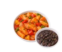 SWEET AND SOUR FISH FILLET – DINUGUAN, PLAIN RICE