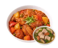 CHICKEN AFRITADA (PRE-ORDER) – SINIGANG NA BABOY , PLAIN RICE