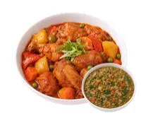 CHICKEN AFRITADA (PRE-ORDER) – MONGGO, PLAIN RICE